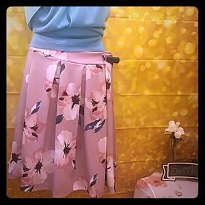 Mauve Flower Skirt